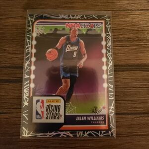 🏀 Haunted Hoops Jalen Williams Spider Web Hologram Card 🕷